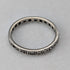 Vintage sterling silver eternity ring (size 14)