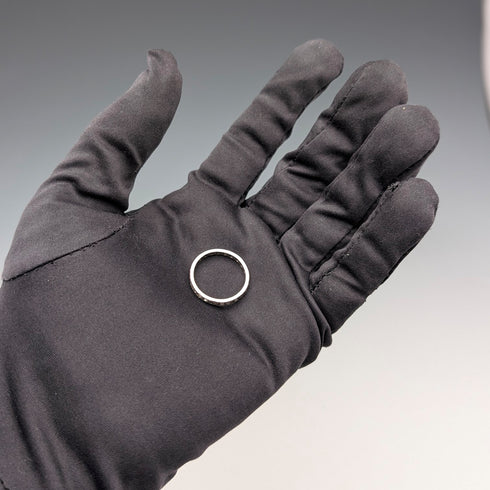 Vintage sterling silver eternity ring (size 14)