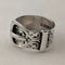 1971 British vintage Victorian design sterling silver ring (size 9)