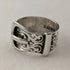 1971 British vintage Victorian design sterling silver ring (size 9)