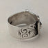 1971 British vintage Victorian design sterling silver ring (size 9)