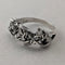 Vintage 3 Horse Head Design Sterling Silver Ring (Size 9)