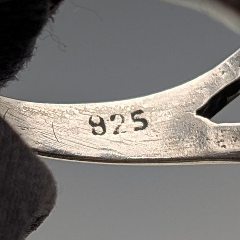 Vintage 3 Horse Head Design Sterling Silver Ring (Size 9)