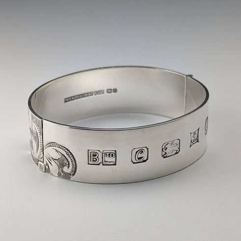 1977 British Vintage Jubilee Sterling Silver Bracelet 44g Bracelon Ltd