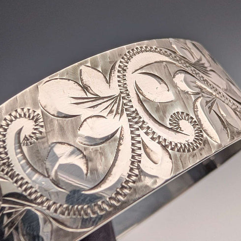 1977 British Vintage Jubilee Sterling Silver Bracelet 44g Bracelon Ltd