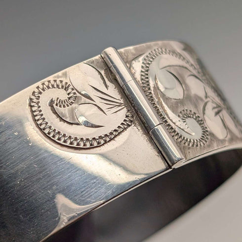 1977 British Vintage Jubilee Sterling Silver Bracelet 44g Bracelon Ltd