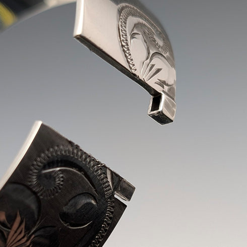 1977年 英国ヴィンテージ ジュビリー 純銀製 ブレスレット 44g Bracelon Ltd