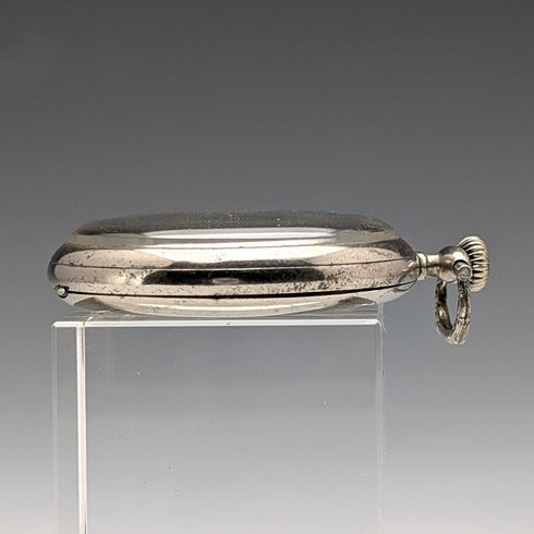 1930年頃 ヴィンテージ オメガ 懐中時計 アールデコスタイル 合金オープンフェース 動作良好