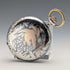 古董匈牙利 Brauswetter Janos 懷錶,銀邊黑金裝飾,獵錶殼,運作良好