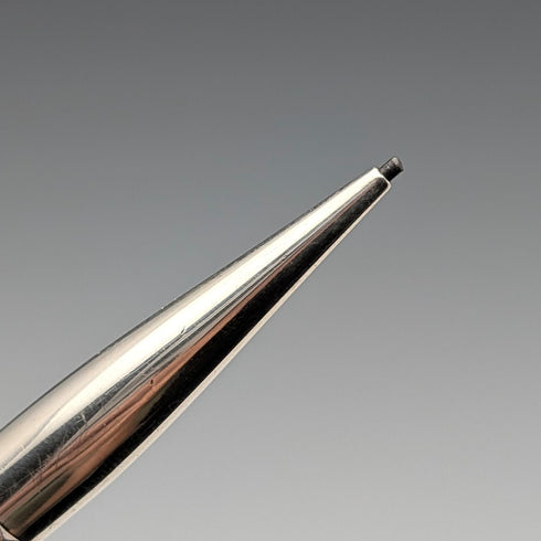 1947 British Vintage Sterling Silver Hexagonal Push-Pull Mechanical Pencil Johnson Matthey