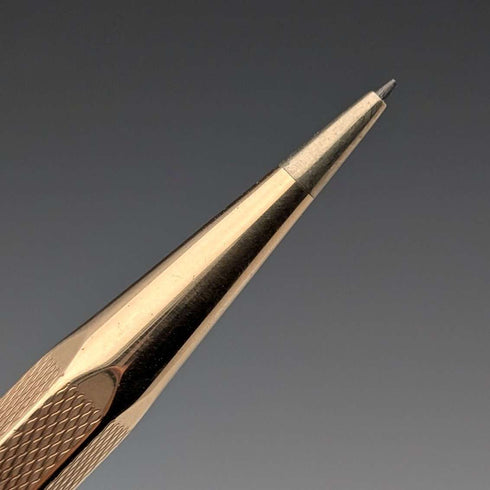 British Vintage Yard O Red Rolled Gold Hexagon Propelled Pencil in Case