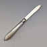 1913 British antique white mother-of-pearl handle, pure silver blade penknife by Thomas Marples