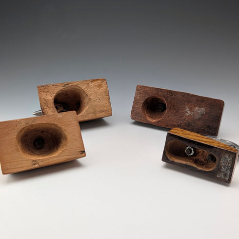 ヴィンテージ フェンダーマスコット4種 木製台座付き