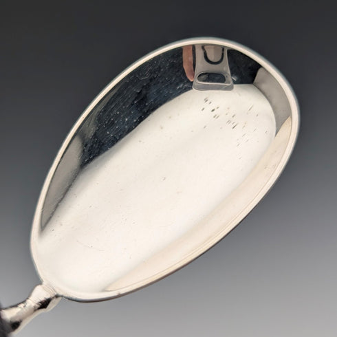 英国ヴィンテージ シルバープレート製 リンカーン・インプ ティーキャディースプーン