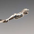 Vintage British silver plate Lincoln Imp tea caddy spoon