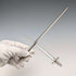 Antique British silver plate sword-shaped meat skewers pair by William Hutton & Sons