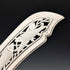 1850 British antique sterling silver fish server pair, total weight 314g, John James Whiting