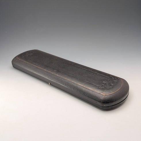 英国アンティーク シルバープレート製 フィッシュサーバーセット ケース入