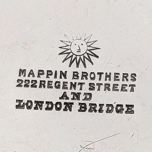 19世紀後半 英国アンティーク シルバープレート製 ティーポット Mappin Brothers