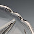 Vintage American Silver Overlay Divided Bowl with UV Glow Glass