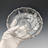 Vintage American Silver Overlay Divided Bowl with UV Glow Glass