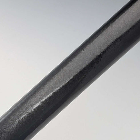 1900年頃 英国アンティーク ブラックシャフト 純銀製ロンデルハンドル 杖 88cm