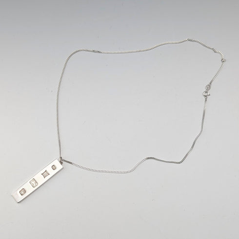 1977年英國純銀禧年錠吊墜,11.8克,配純銀項鍊,MJ