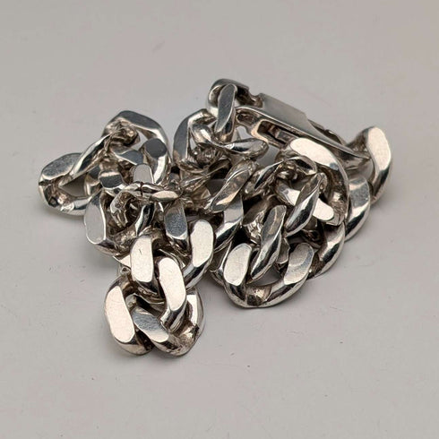 Vintage sterling silver kihei chain bracelet 32g