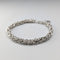 Vintage sterling silver Byzantine chain bracelet 21g