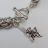 Vintage sterling silver Byzantine chain bracelet 21g