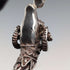 Vintage Sterling Silver Ram's Head Hinged Bangle Bracelet 42g