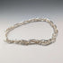 Vintage sterling silver extra thick weave chain necklace 88g