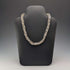 Vintage sterling silver extra thick weave chain necklace 88g