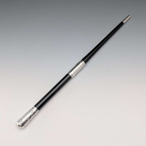 【ご注文品】1935年 英国ヴィンテージ 純銀装飾 指揮棒 コンダクターバトン ケース入り FD