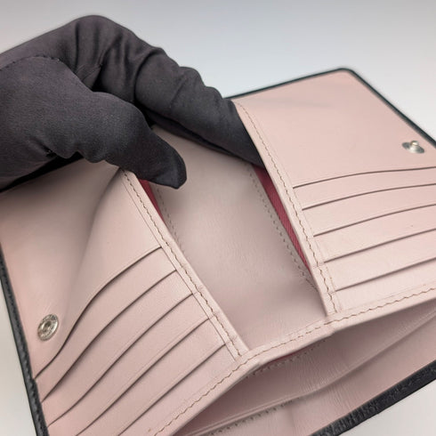 Radley London 黑色牛皮雙折錢包 蘇格蘭梗款