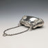 1898 British Antique Sterling Silver Coin Case with Chain by Henry Matthews