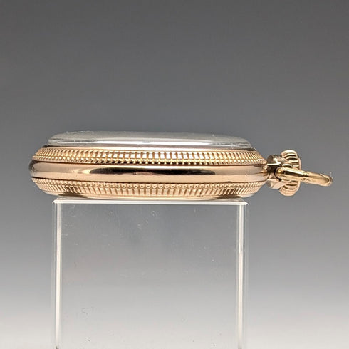 1927 Illinois Van Special, 60-hour power reserve, gold-plated case, pocket watch, railroad watch, in good working order.