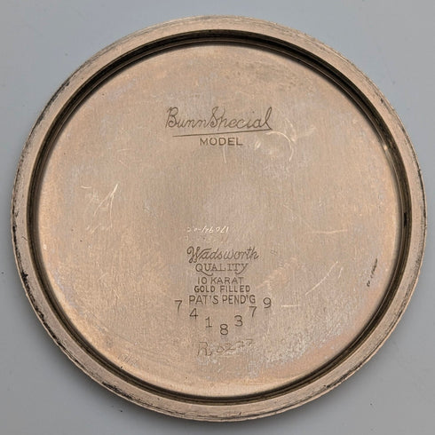 1927 Illinois Van Special, 60-hour power reserve, gold-plated case, pocket watch, railroad watch, in good working order.