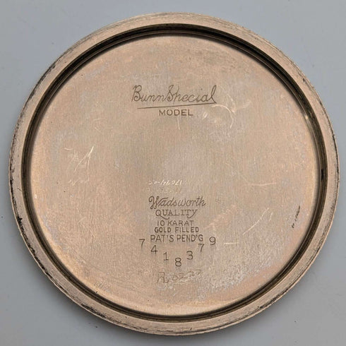 1927 Illinois Van Special, 60-hour power reserve, gold-plated case, pocket watch, railroad watch, in good working order.