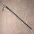 British Vintage Thick Black Shaft Cane with Painted Duckhead Handle, 94cm