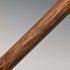 1919 British Antique Brown Shaft, Curved Handle, Pure Silver Decorated Lightweight Walking Stick, 82cm
