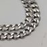 British Vintage Sterling Silver Oval Locket Pendant with Sterling Silver Necklace, 38g Total, CHC