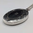 British Vintage Sterling Silver Oval Locket Pendant with Sterling Silver Necklace, 20g Total, JAM