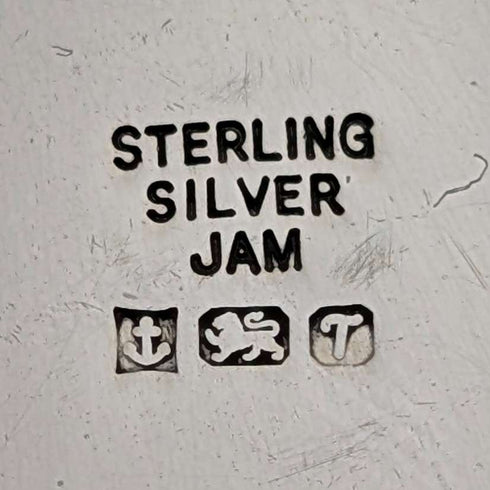 British Vintage Sterling Silver Oval Locket Pendant with Sterling Silver Necklace, 20g Total, JAM
