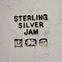 British Vintage Sterling Silver Oval Locket Pendant with Sterling Silver Necklace, 20g Total, JAM
