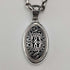 Vintage Pure Silver Openwork Pendant & Thick Pure Silver Azuki Chain Necklace, Total 28g, POM