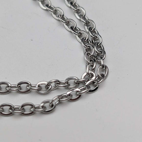 Vintage silver plated heart locket pendant with necklace