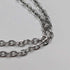 Vintage silver plated heart locket pendant with necklace