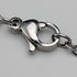Vintage silver plated heart locket pendant with necklace