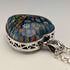 Vintage Millefiori Glass & Sterling Silver Pendant & Sterling Silver Azuki Chain Necklace, Total 80g